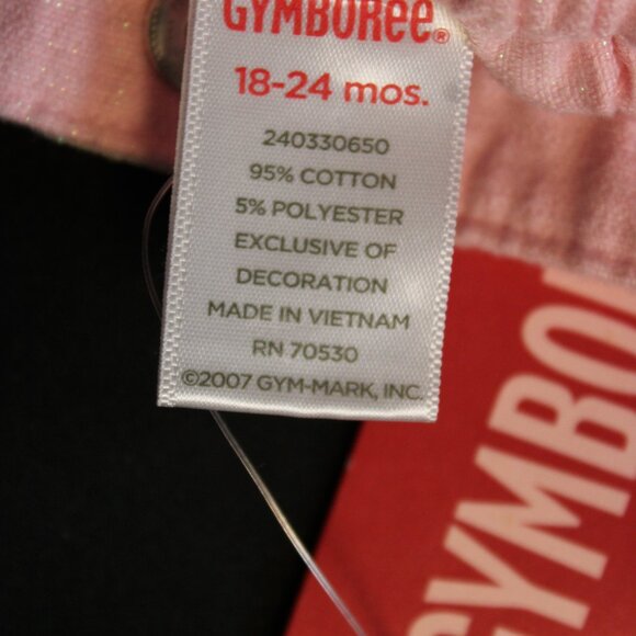 2007 Gymboree Baby Snow Princess 18 24 M Pink Corduroy Pants Snowflakes Sparkle - Picture 13 of 14